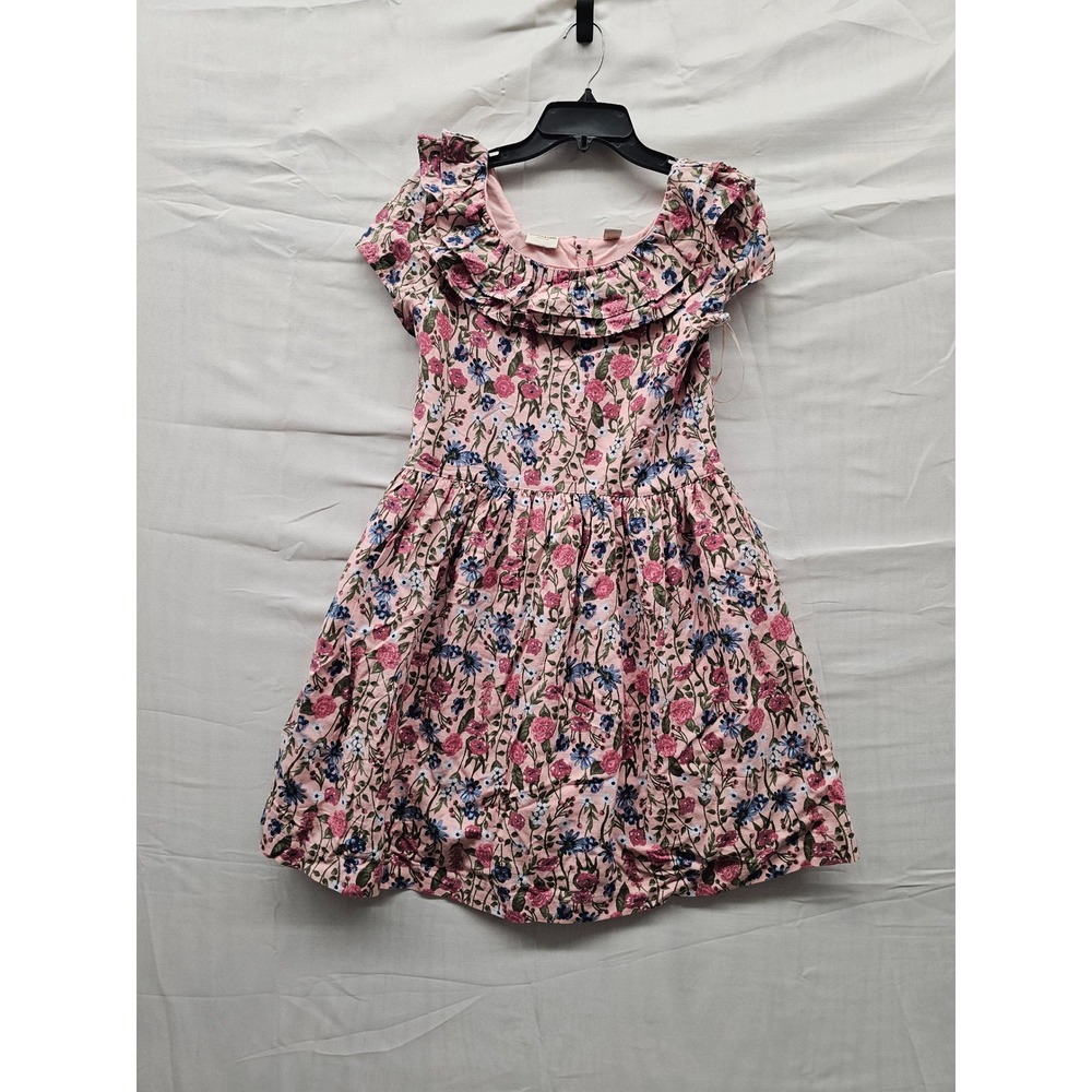 Scotch & Soda Girls Pink Floral Ruffle Collar Dress XL 14/16 SSP26SGD-22459 NWT